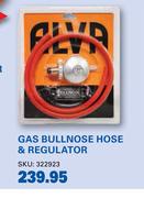 Alva Gas Bullnose Hose & Regulator