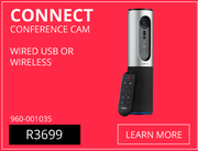 Logitech Connect Conference Cam Wired USB Or Wireless 960-001035