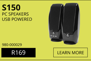 Logitech S150 PC Speakers USB Powered 980-000029