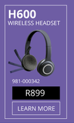 Logitech H600 Wireless Headset 981-000342