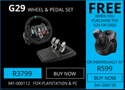 Logitech G29 Wheel & Pedal Set 941-000112