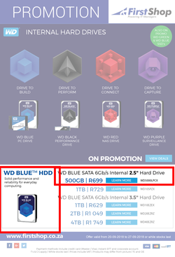 First Shop : Western Digital Promotion (20 Sep - 27 Sep 2018), page 1