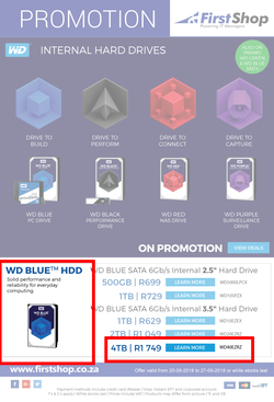 First Shop : Western Digital Promotion (20 Sep - 27 Sep 2018), page 1