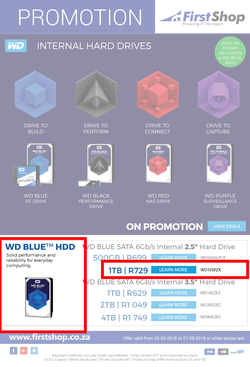 First Shop : Western Digital Promotion (20 Sep - 27 Sep 2018), page 1