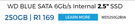 WD Blue Sata 6GB/s Internal 2.5" SSD 250GB WDS250G2B0A