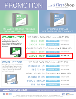First Shop : Western Digital Promotion (20 Sep - 27 Sep 2018), page 3