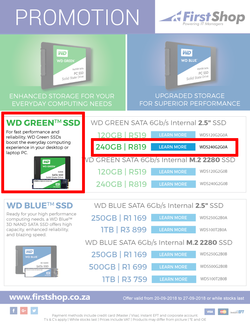 First Shop : Western Digital Promotion (20 Sep - 27 Sep 2018), page 3