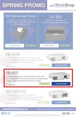 First Shop : Epson Promo (5 Sept - 12 Sept 2019), page 2