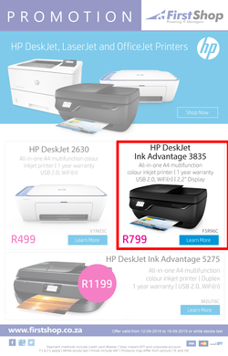 Special Hp Deskjet Ink Advantage 3835 F5r96c Www Guzzle Co Za