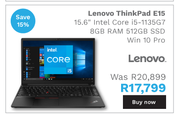 Lenovo Thinkpad E15 i5