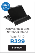 Targus Antimicrobial Ergo Notebook Stand