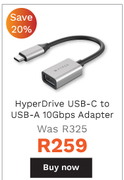 Targus HyperDrive USB-C To USB-A 10Gbps Adapter