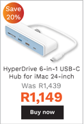 Targus HyperDrive 6-In-1 USB-C Hub For Imac 24-Inch