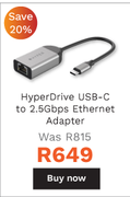 Targus HyperDrive USB-C To 2.5Gbps Ethernet Adapter