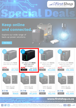 First Shop : UPS (16 September - 23 September 2022), page 1