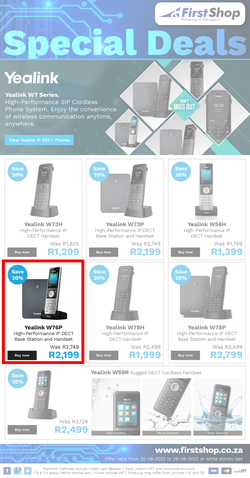 First Shop : Yealink (22 September - 29 September 2022), page 1