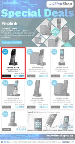 First Shop : Yealink (22 September - 29 September 2022), page 1