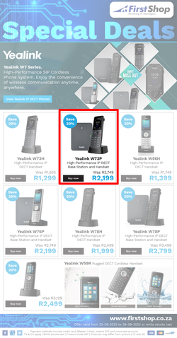 First Shop : Yealink (22 September - 29 September 2022), page 1