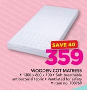 Wooden Cot Mattress