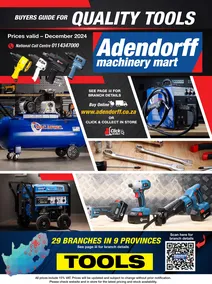 Adendorff : Buyers Guide For Quality Tools (01 December - 31 December 2024)