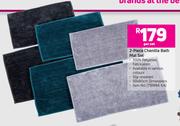 2 Piece Chenille Bath Mat Set 50 x 80cm-Per Set