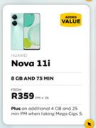 Huawei Nova 11i-On 8GB & 75 Min