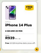  Apple iPhone 14 Plus-On 4GB & 25 Min