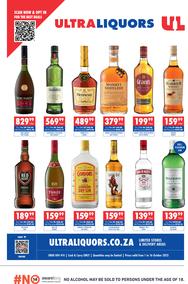 Ultra Liquors : Specials (01 October - 16 October 2023)