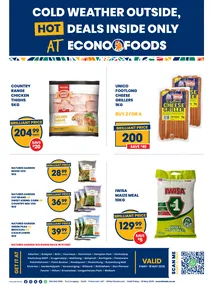 Econo Foods Gauteng : Cold Weather Outside, Hot Deals Inside At Econo Foods (09 May - 18 May 2025)