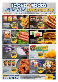 Econo Foods North West : Unbelievable Lunchboxes (09 January - 18 January 2026)