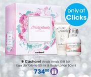 Cacharel Anais Anais Gift Set: Eau De Toilette-50ml & Body Lotion-50ml