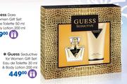 Guess Seductive For Women Gift Set: Eau De Toilette-30ml & Body Lotion-200ml