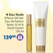 Eau Nude 2 Piece Gift Set Of Eau de Parfum Spray 15ml & Hand Cream 125ml