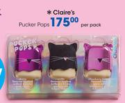 Claire's Pucker Pops-Per Pack
