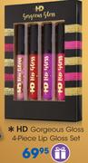 HD Gorgeous Gloss 4 Piece Lip Gloss Set