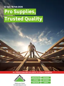 Leroy Merlin : Pro Supplies, Trusted Quality (12 January - 15 February 2026)