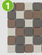 Tulbagh Mosaic Tile Porcelain 300 x 300mm (Per Sheet) 81466833