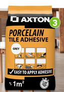 Axton Porcelain Tile Adhesive (Grey 12 Hour) 81474547-5Kg