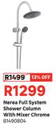 Nerea Full System Shower Column With Mixer (Chrome) 81490804