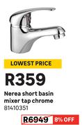Nerea Short Basin Mixer Tap (Chrome) 81410351