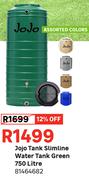 JoJo Tank Slimline Water Tank Green 750L 81464682