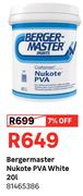 Berger Master 20L Nukote PVA White 81465386