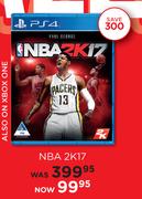 NBA 2K17 For PS4 