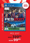 PES 2017  For PS4 