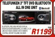 Telefunken 3" TFT DVD Bluetooth All In One Unit