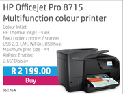 HP Officejet Pro 8715 Multifunction Colour Printer