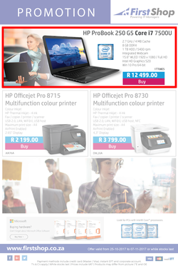 First Shop : HP Printers and Laptops (25 Oct - 7 Nov 2017), page 2