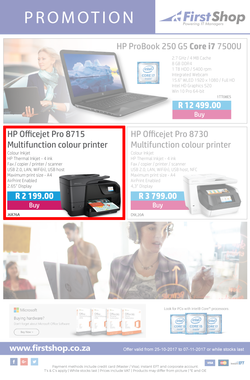 First Shop : HP Printers and Laptops (25 Oct - 7 Nov 2017), page 2