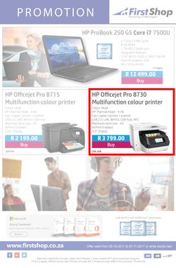 First Shop : HP Printers and Laptops (25 Oct - 7 Nov 2017), page 2