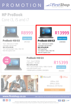 First Shop : HP Laptop Promo (16 Oct - 23 Oct 2018), page 2